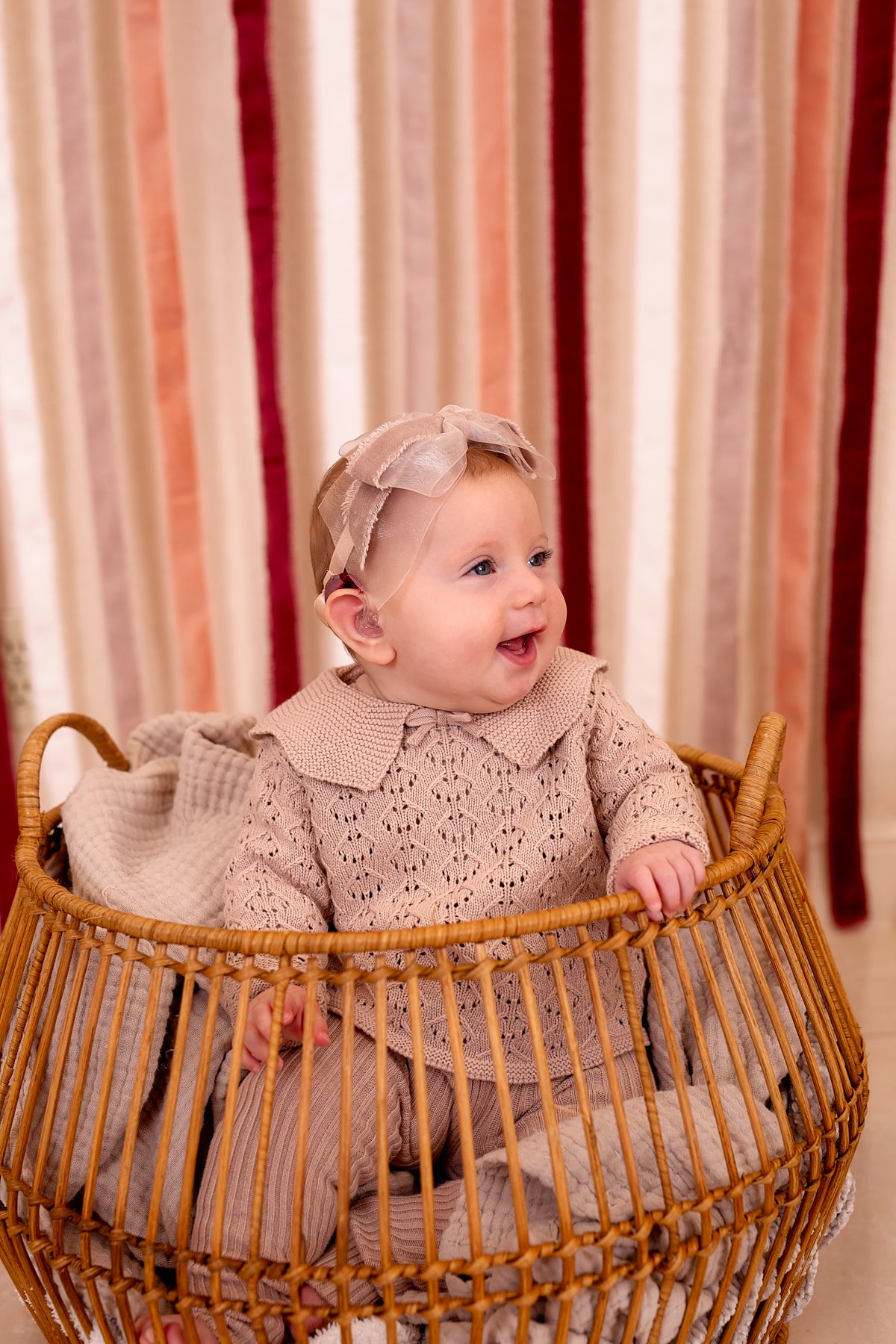 Primrose Bow Wrap - Red (Handmade in the USA!)