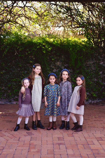 Velvet Ties Ribbon Headband - Lilac Purple