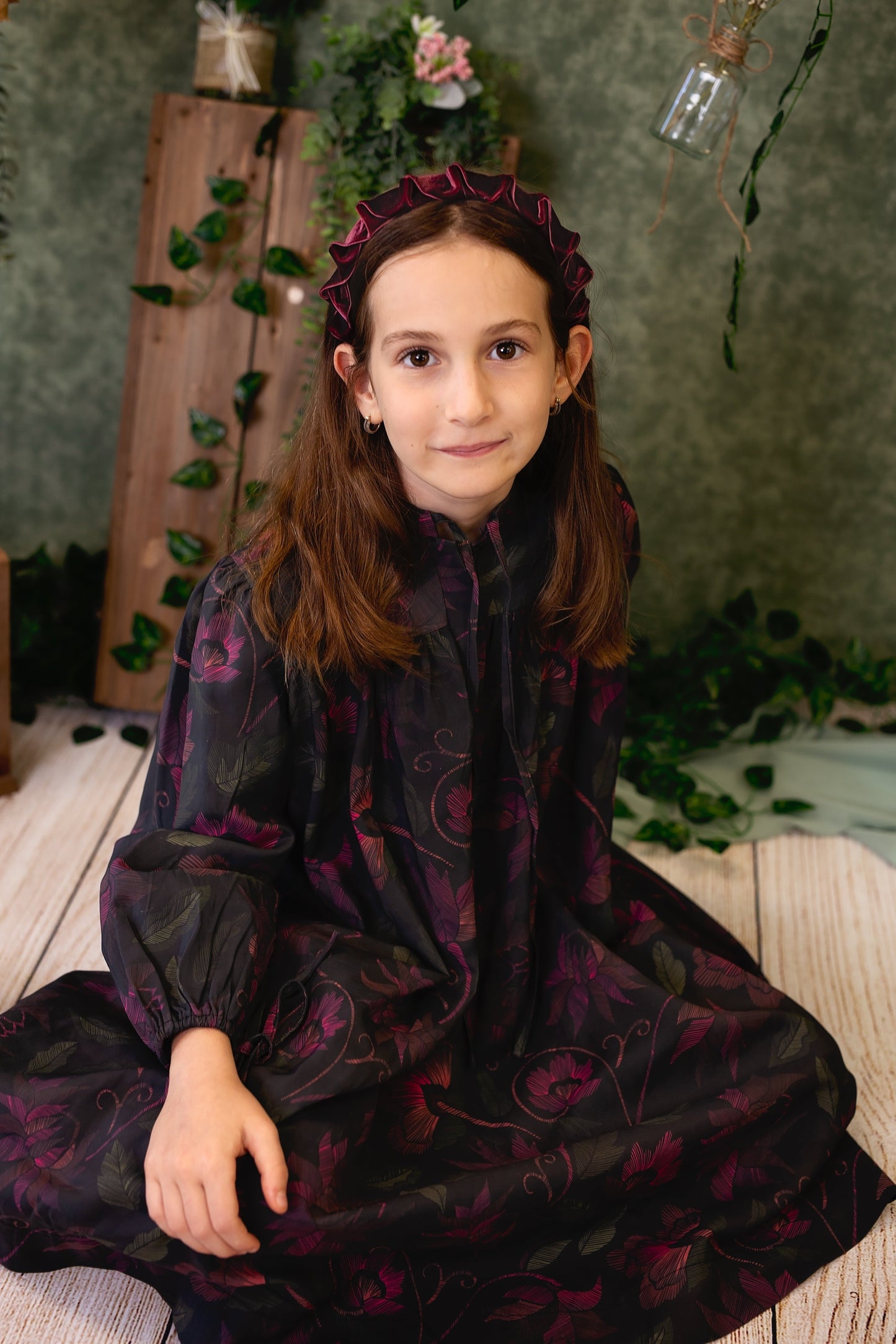 Velvet Ripple Headband - Baby Blue