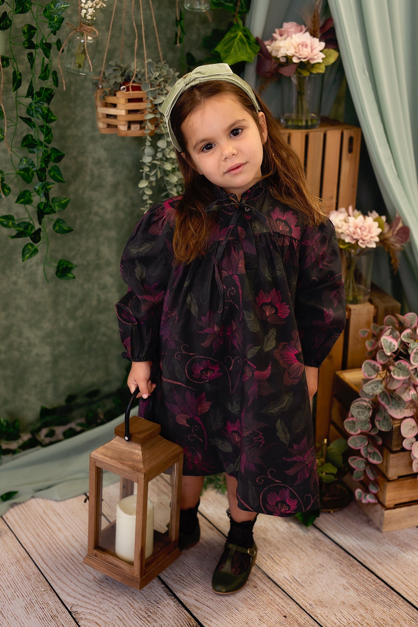 Matilda Velvet Headband - Black