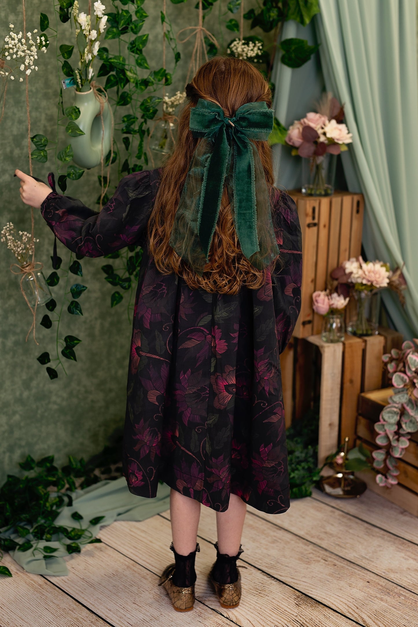 Primrose Princess Long Tail Bow Clip - Red (Handmade in the USA!)