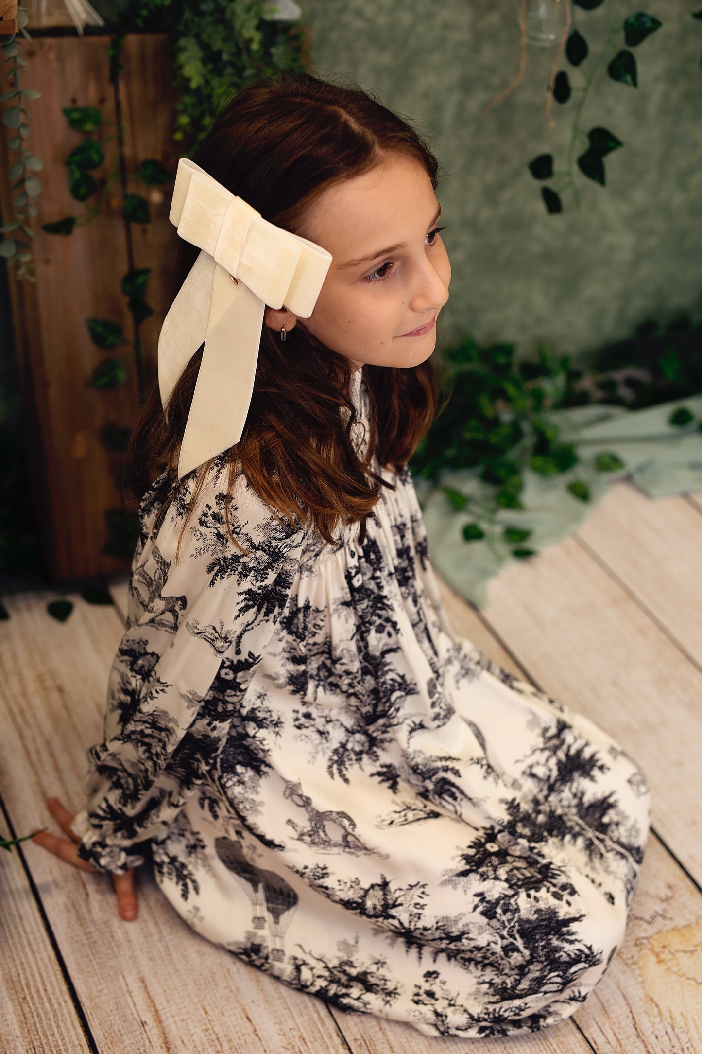 The Gala Bow Clip - Rose