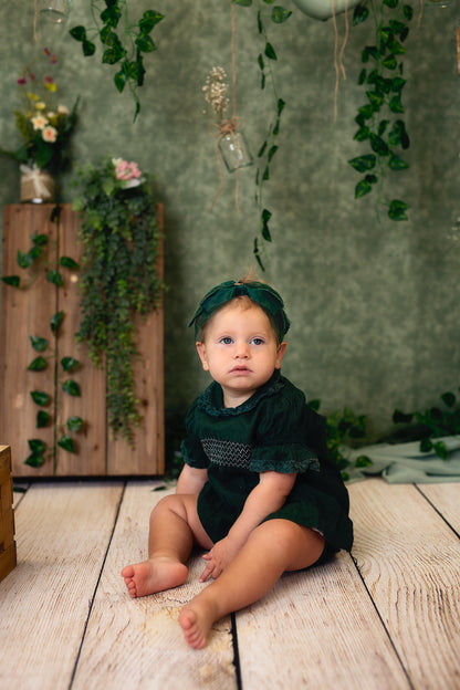 Primrose Bow Wrap - Spruce Green (Handmade in the USA!)