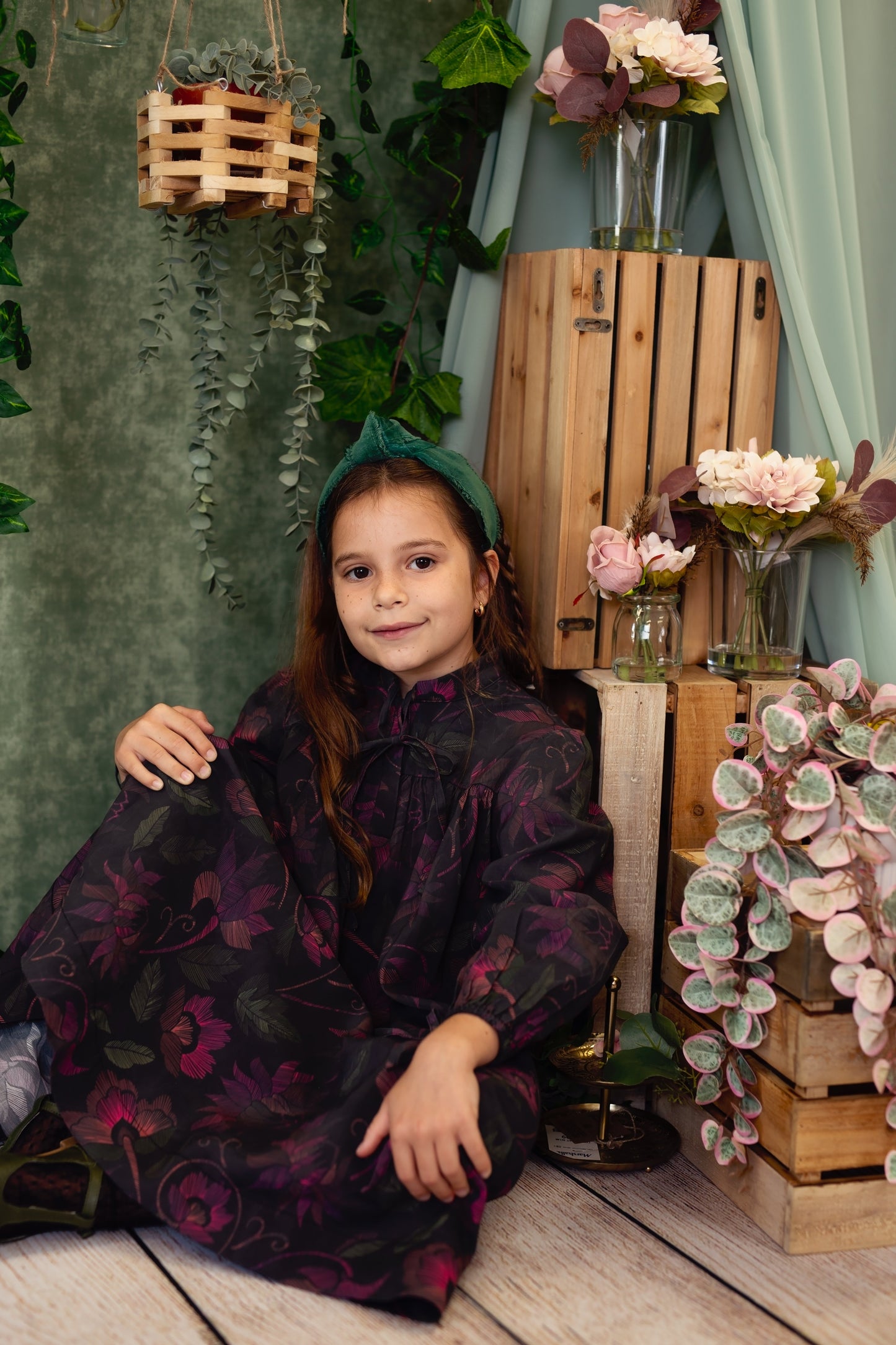 Knot Primrose Headband - Blue