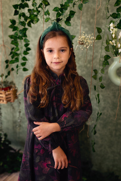 Knot Primrose Headband - Blue