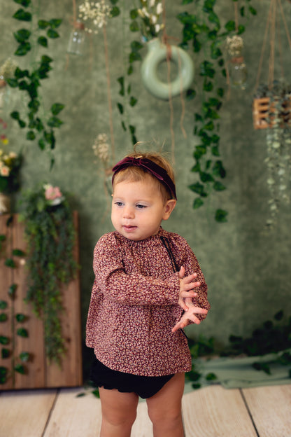 Matilda Velvet Wrap - Forest Green Moss *NEW COLOR*