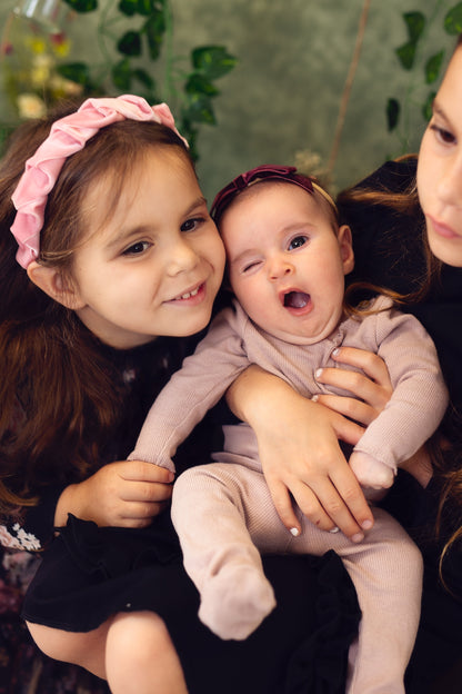 Velvet Ripple Headband - Emerald Green