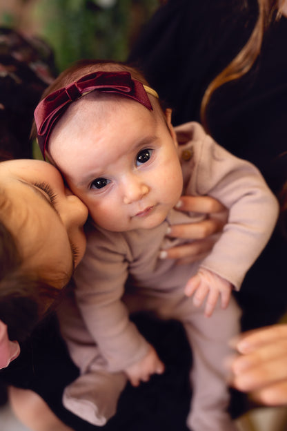 Matilda Velvet Bow Newborn - Available in 10+ Colors
