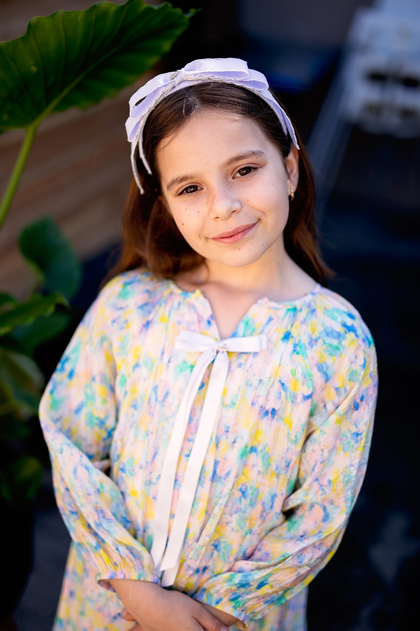 Doubled Matilda Moonstitch Headband - Vanilla