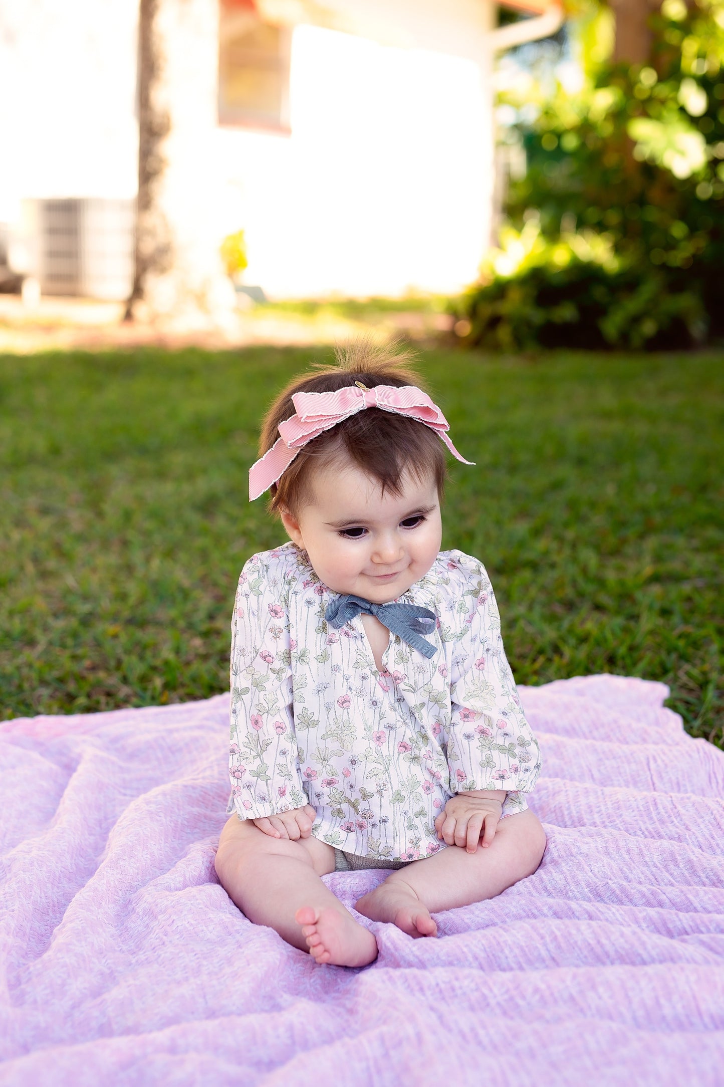 Doubled Matilda Moonstitch Wrap - Lilac