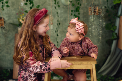 Knot Primrose Headband - Red