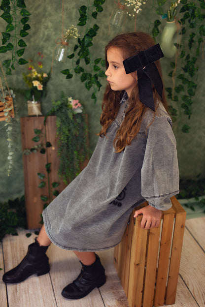 The Gala Bow Clip - Black