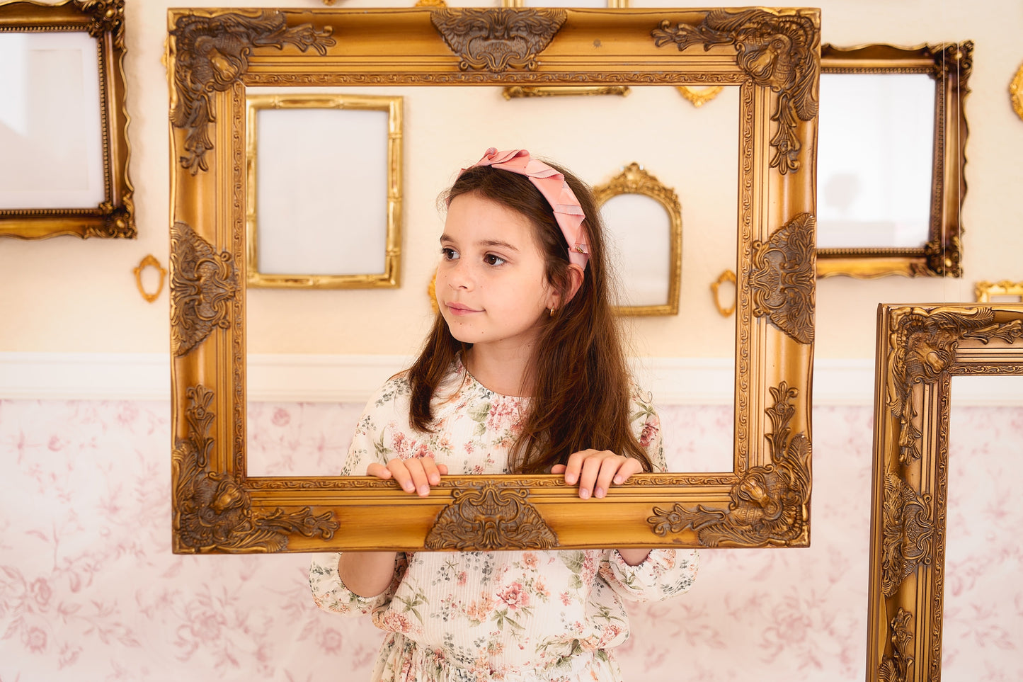 Cascading Duo Headband - Tan