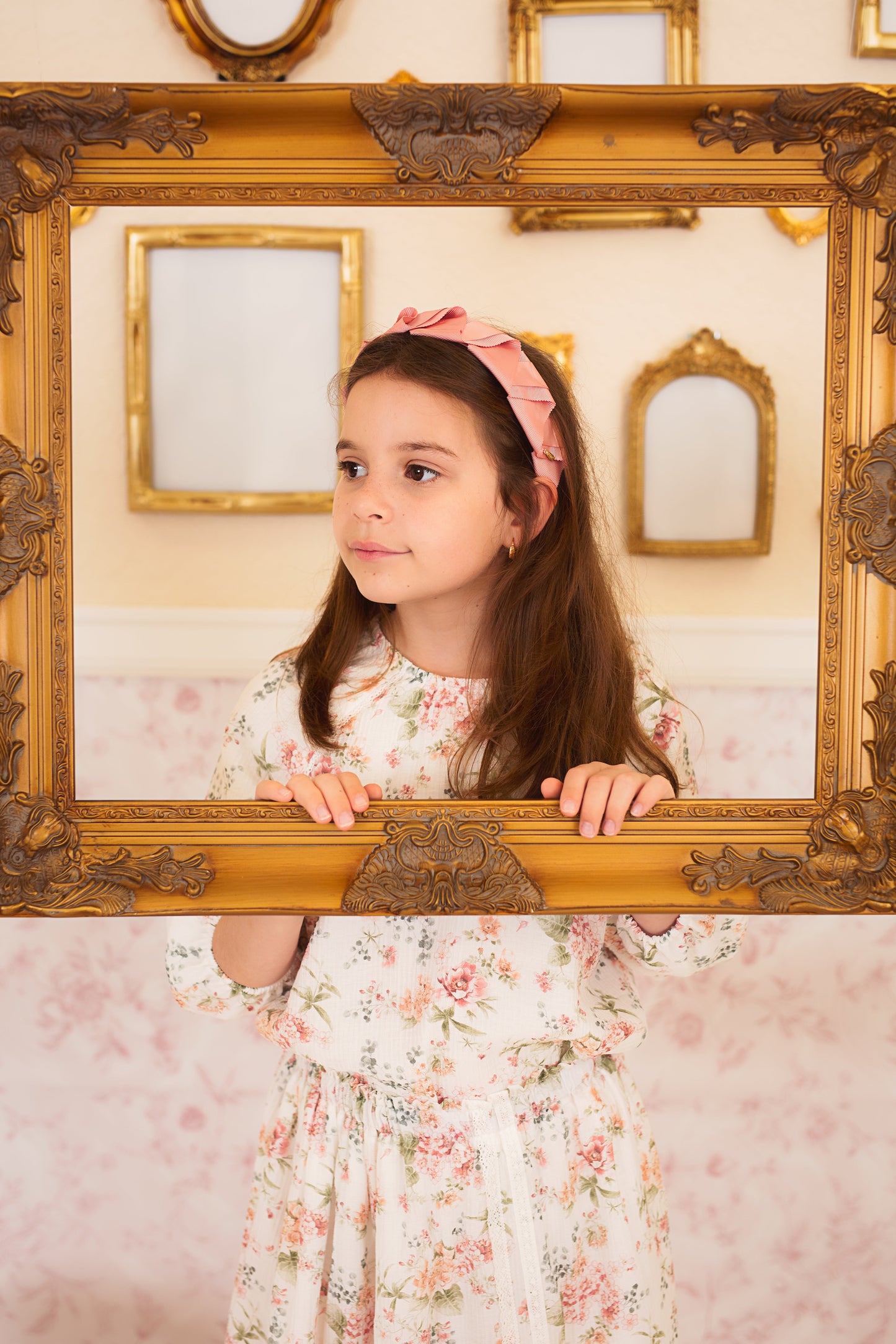 Cascading Duo Headband - Tan