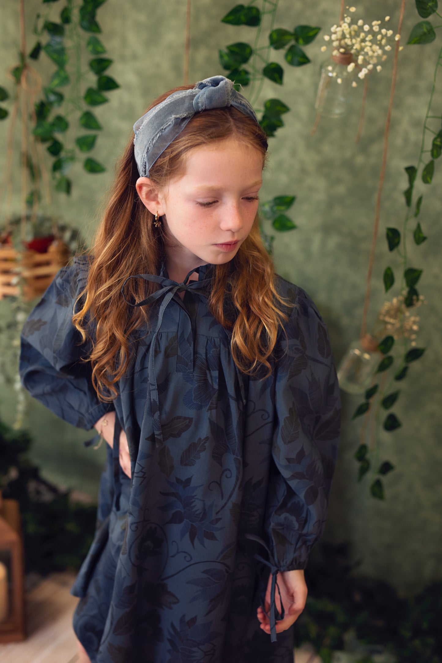 Knot Primrose Headband - Green