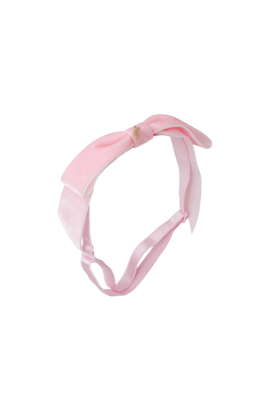 Matilda Velvet Wrap - Baby Pink