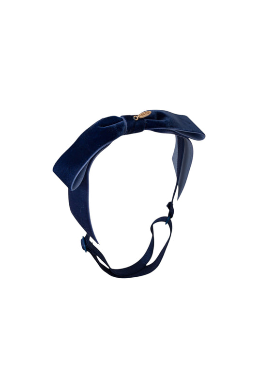 Matilda Velvet Wrap - Navy