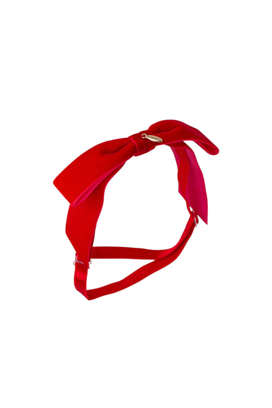 Matilda Velvet Wrap - Red