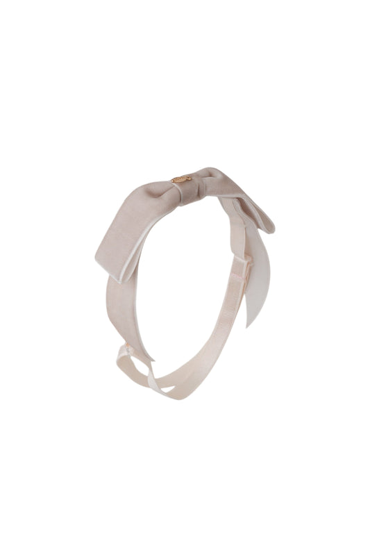 Matilda Velvet Wrap - Taupe