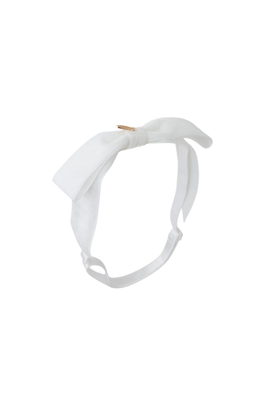 Matilda Velvet Wrap - White