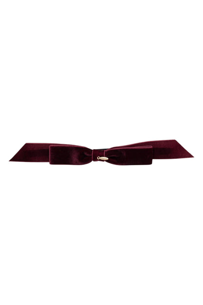 Matilda Velvet Wrap - Burgundy