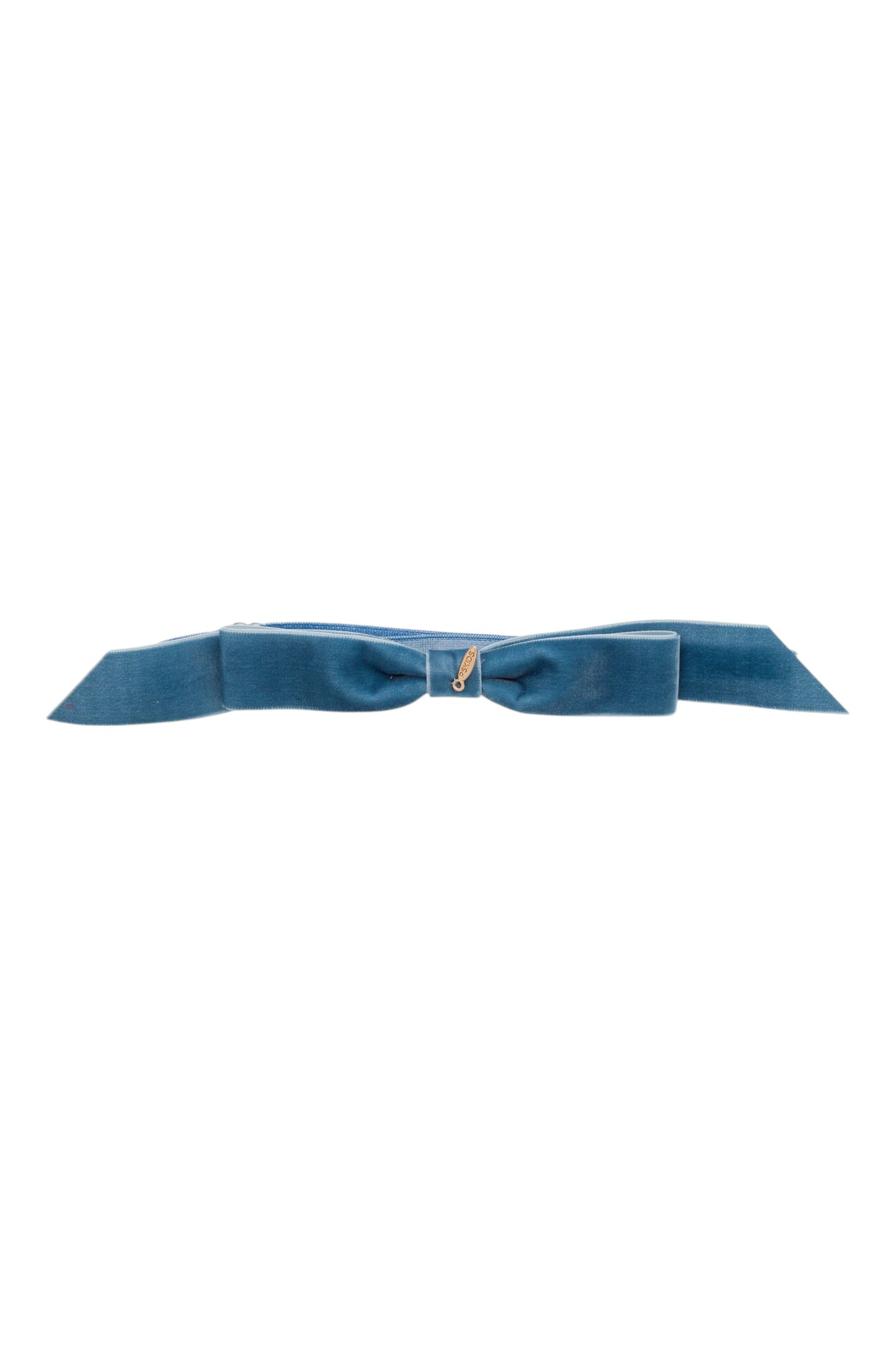 Matilda Velvet Wrap - Denim