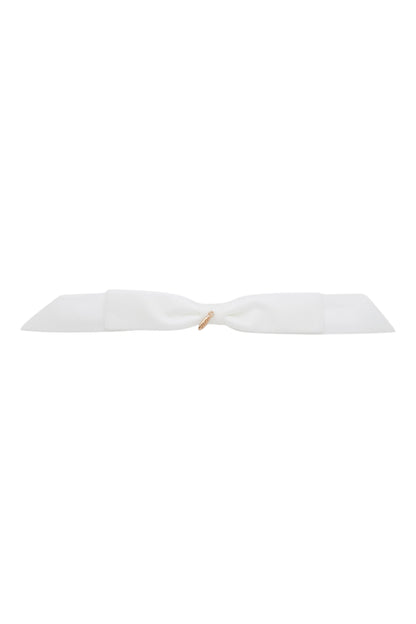 Matilda Velvet Wrap - White