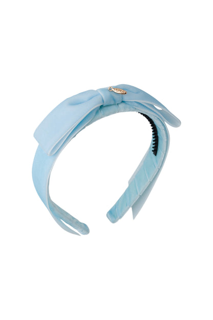 Matilda Velvet Headband - Baby Blue
