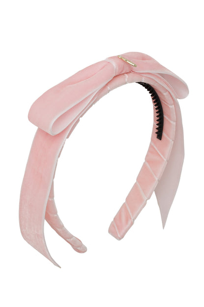 Matilda Velvet Headband - Light Pink  *NEW COLOR*