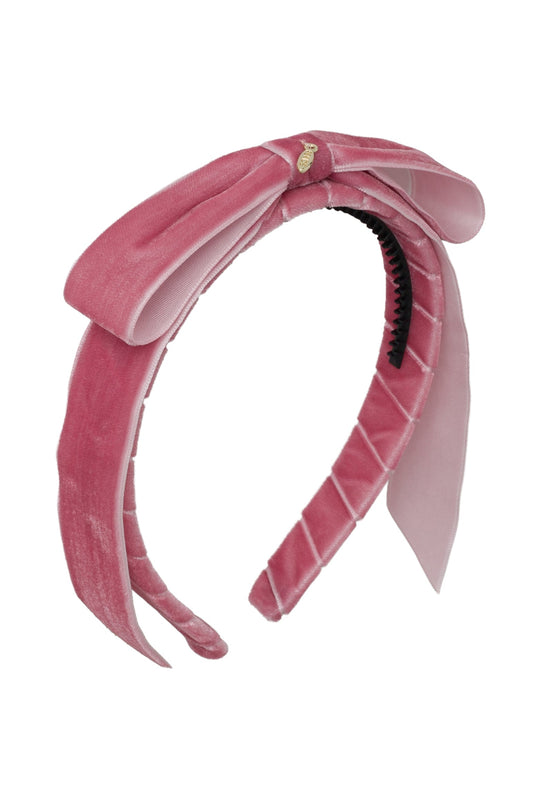 Matilda Velvet Headband - Rose *NEW COLOR*