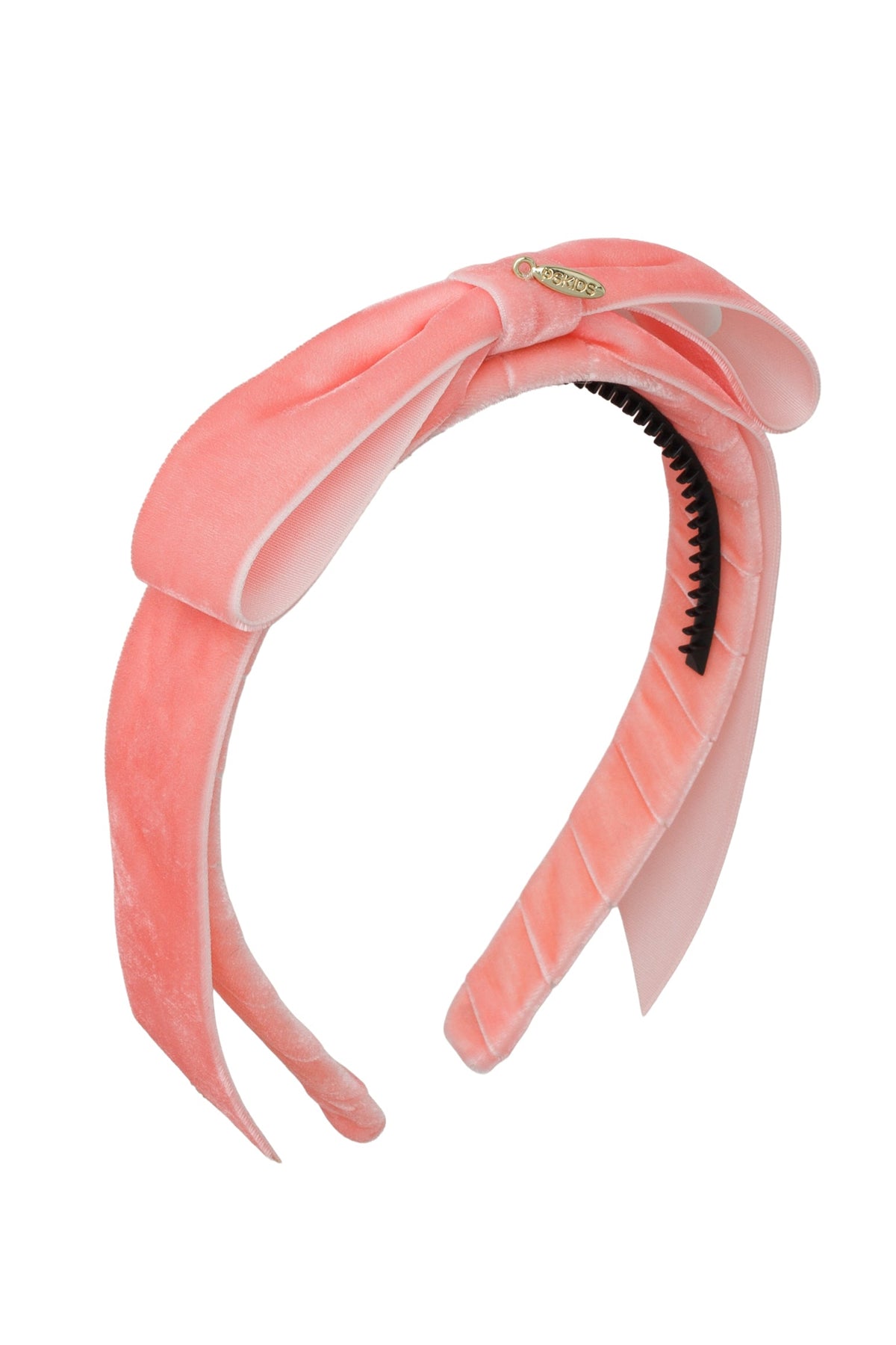 Matilda Velvet Headband - Salmon Peach *NEW COLOR*