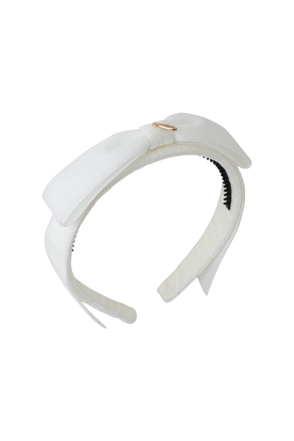 Matilda Velvet Headband - White