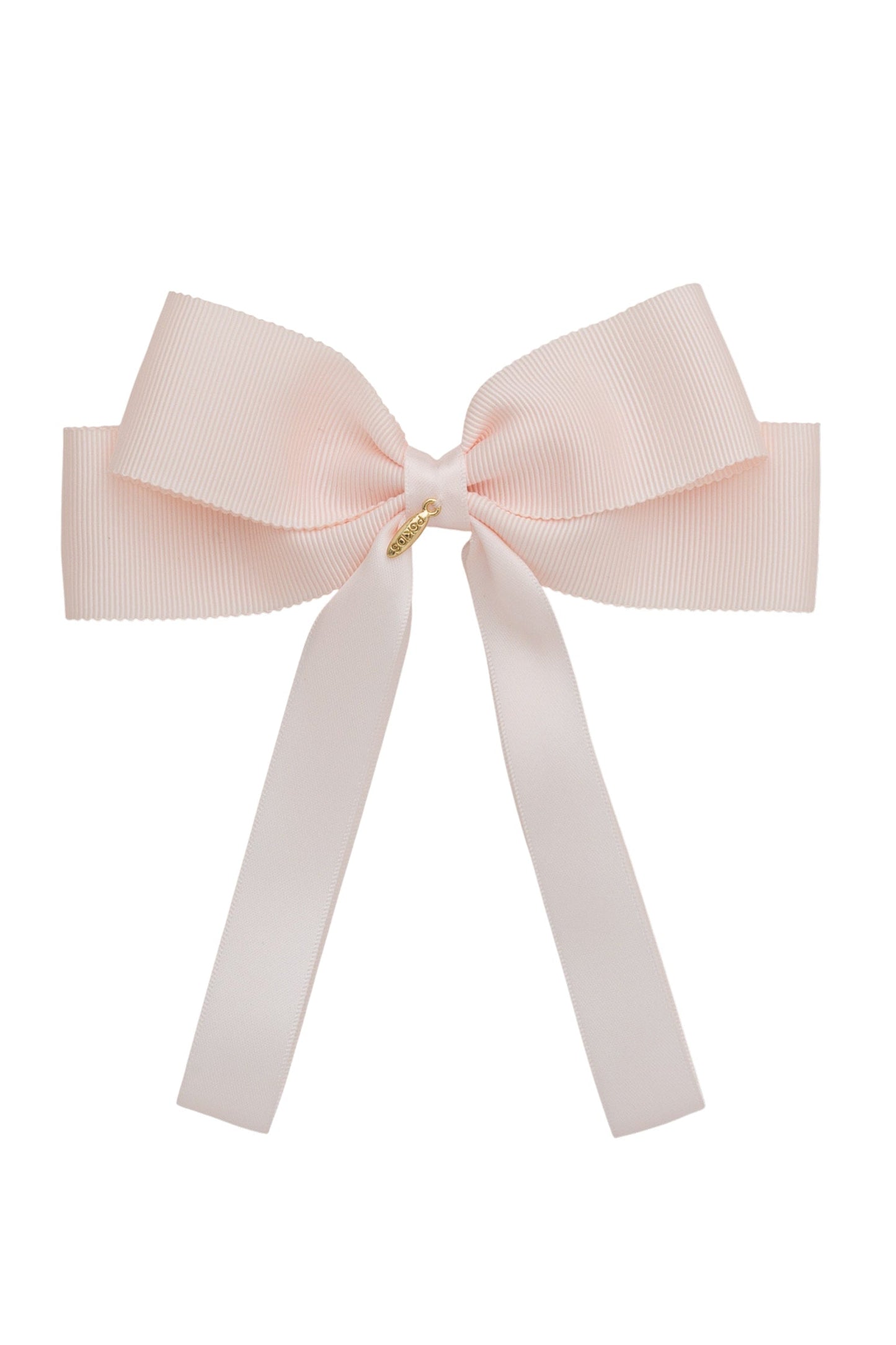 Noa Bow Clip - Palest Pink