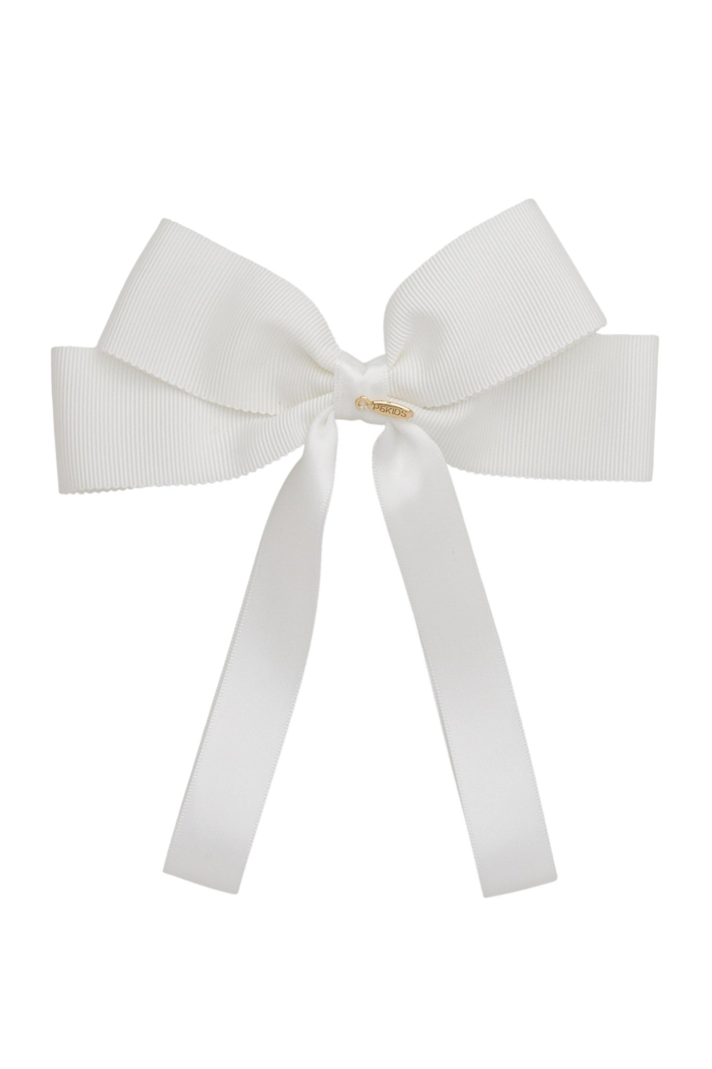 Noa Bow Clip - White