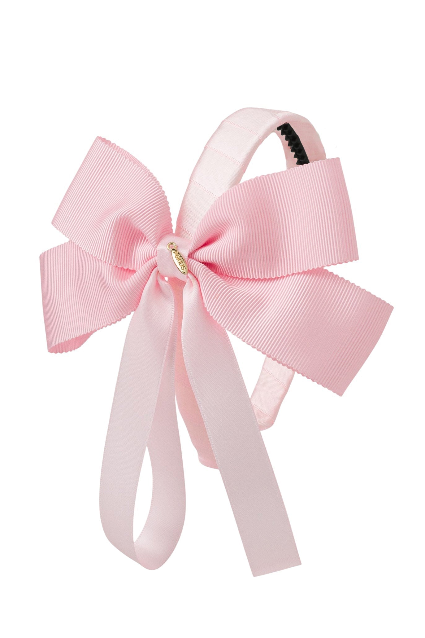 Noa Bow Headband - Powder Pink