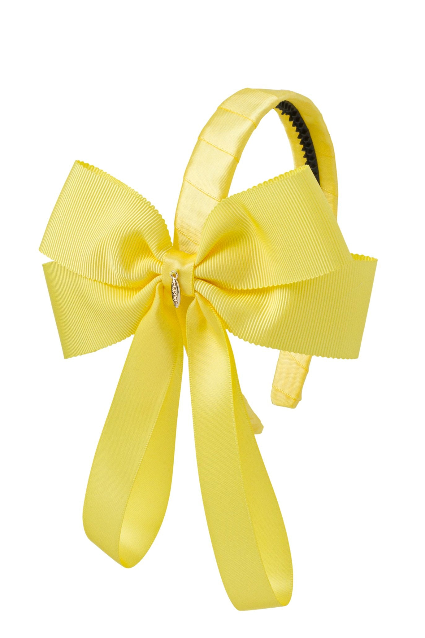 Noa Bow Headband - Lemon Yellow