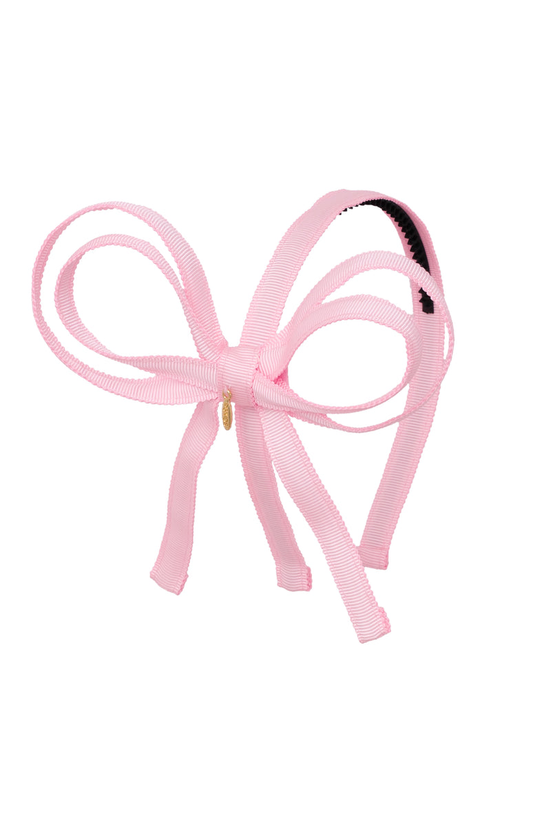 Orchid Butterfly Bow Headband - Pink