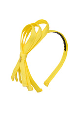 Petersham Loops Headband - Lemon