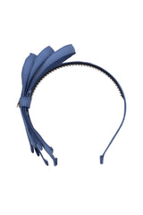 Petersham Loops Headband - Smoke Blue