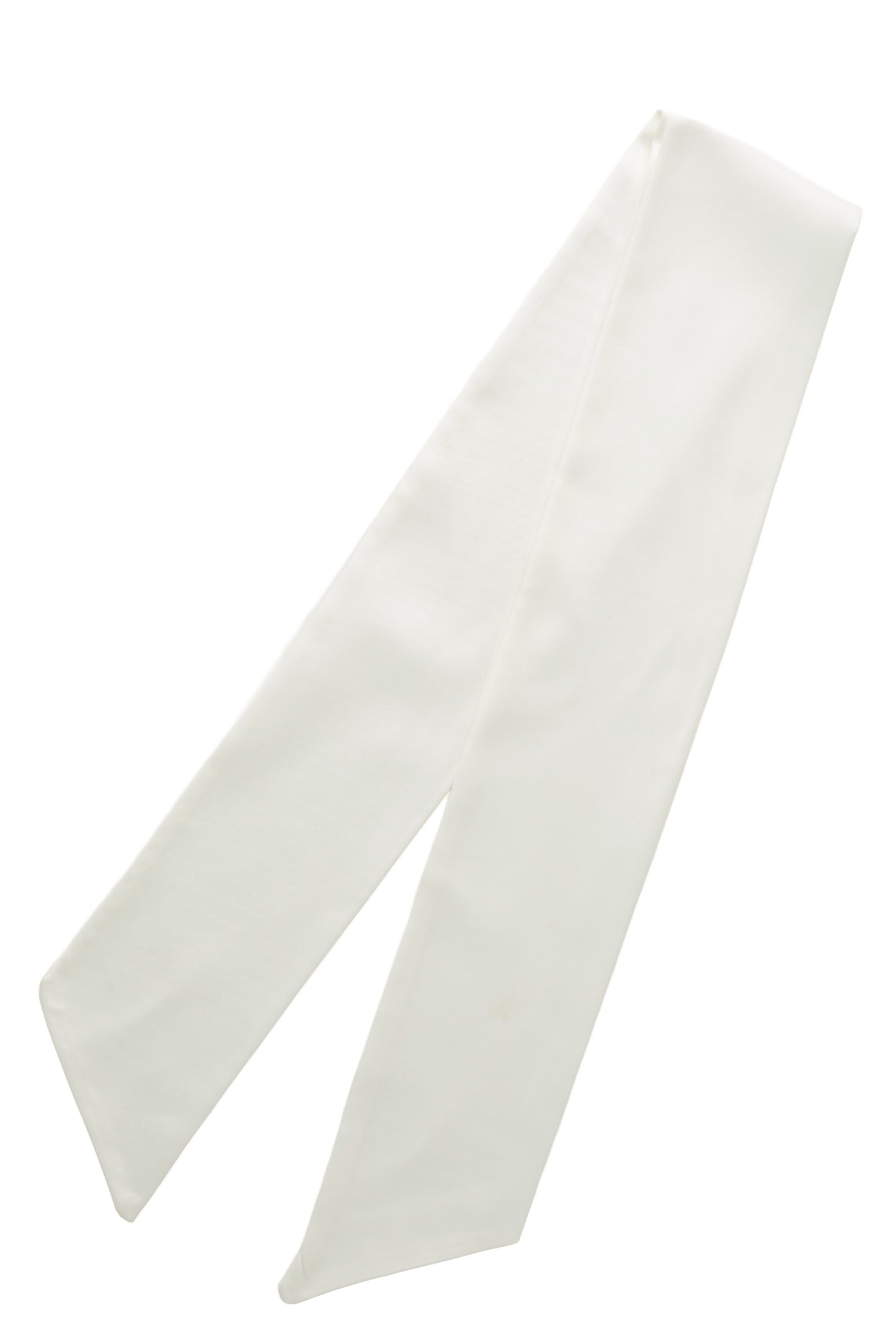 Prima Viscose Hair Sash - Dove White