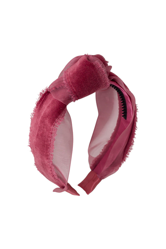 Knot Primrose Headband - Cranberry