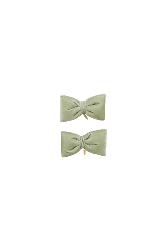 Petite Puffed Piggies - Antique Green