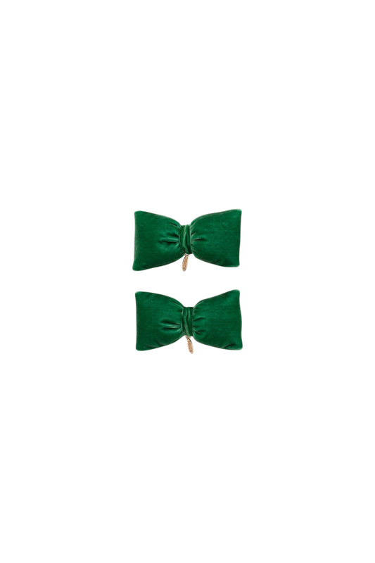 Petite Puffed Piggies - Emerald Green