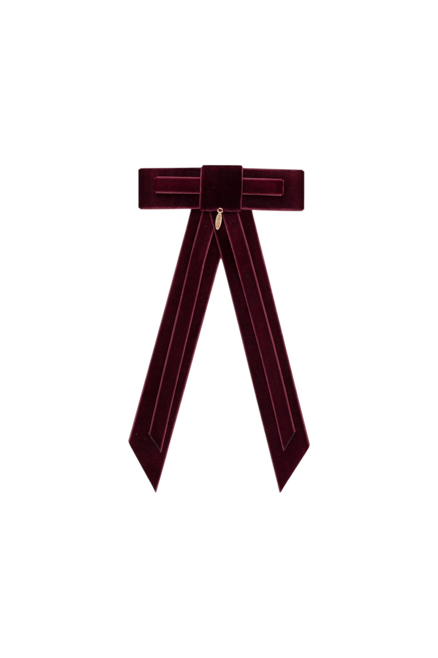 Rebecca Velvet Clip - Burgundy