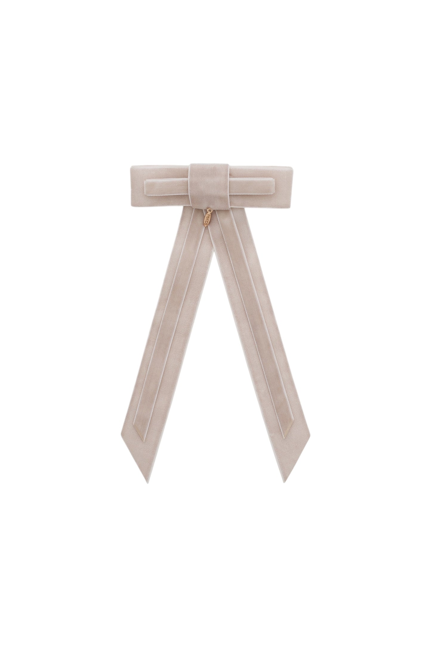 Rebecca Velvet Clip - Taupe