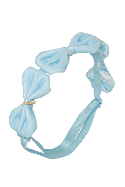 Tendu Velvet Wrap - Light Blue