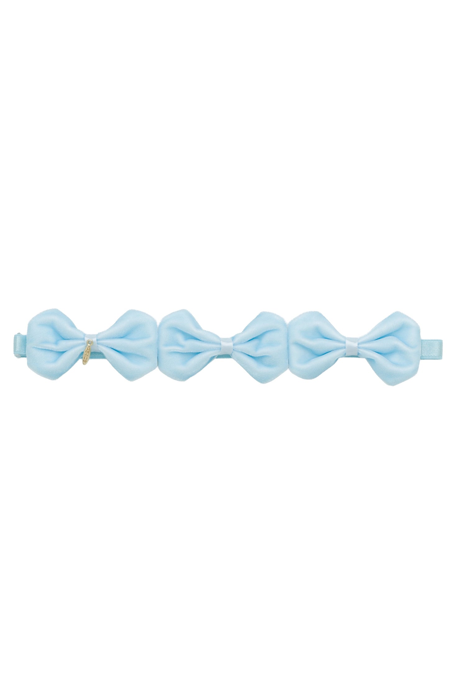Tendu Velvet Wrap - Light Blue