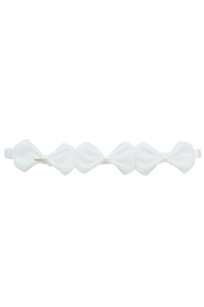 Tendu Velvet Wrap - White