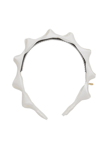 Twisted Duo Headband - White