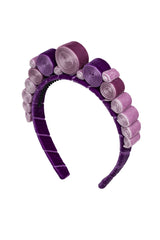 Spiral Headband - Purple Velvet Blend